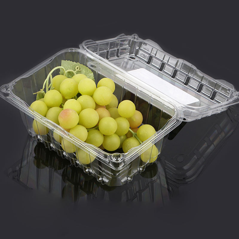 Clamshell fruit box