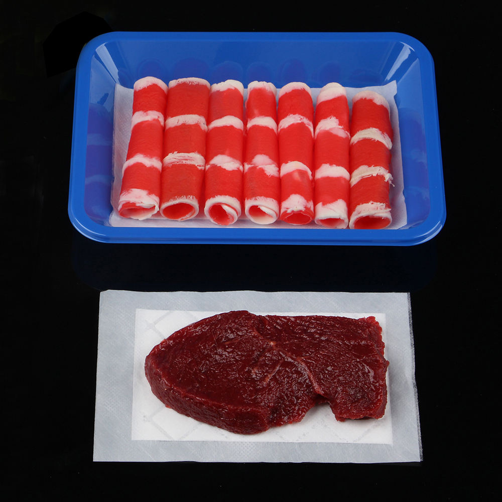 Lamb meat absorbent pad