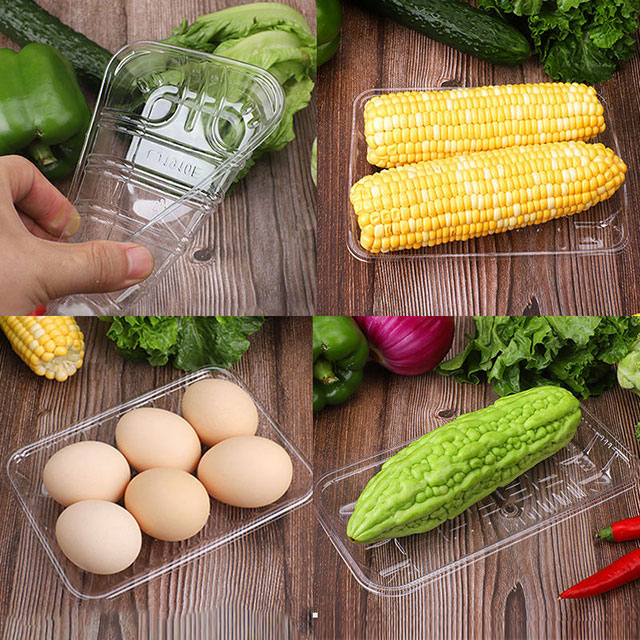 disposable transparat tray No cover box for fruit