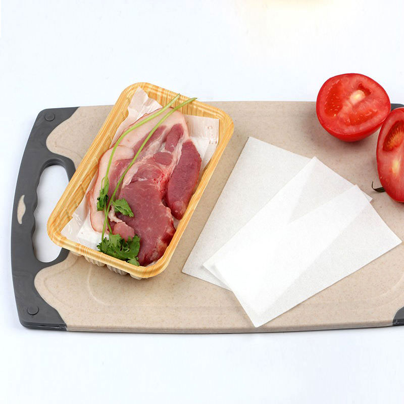 Wholesale Eco-friendly universal fabric material disposable blood absorbent meat soaker pad for food