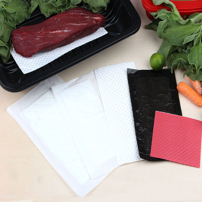 Paper Absorbent Meat Pad High Absorbency Eco-friendly Food Pad For Food Packaging Water Absorbent Pa