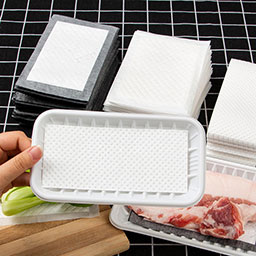 Paper Absorbent Meat Pad High Absorbency Eco-friendly Food Pad For Food Packaging Water Absorbent Pa