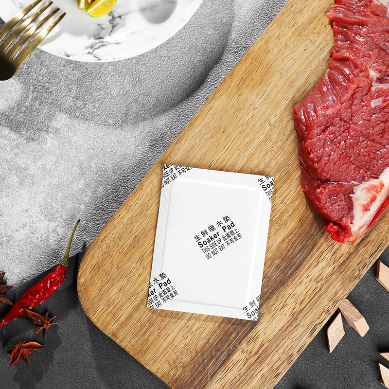 Food Grade Meat Absorbing Soaker Polymer Pulp Super Absorbent Pads